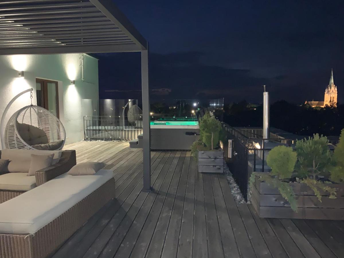 Sea View Penthouse Terrace Palanga Old Town Apartment Екстериор снимка