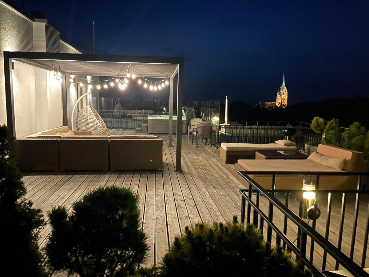 Sea View Penthouse Terrace Palanga Old Town Apartment Екстериор снимка