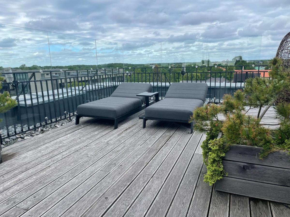 Sea View Penthouse Terrace Palanga Old Town Apartment Екстериор снимка